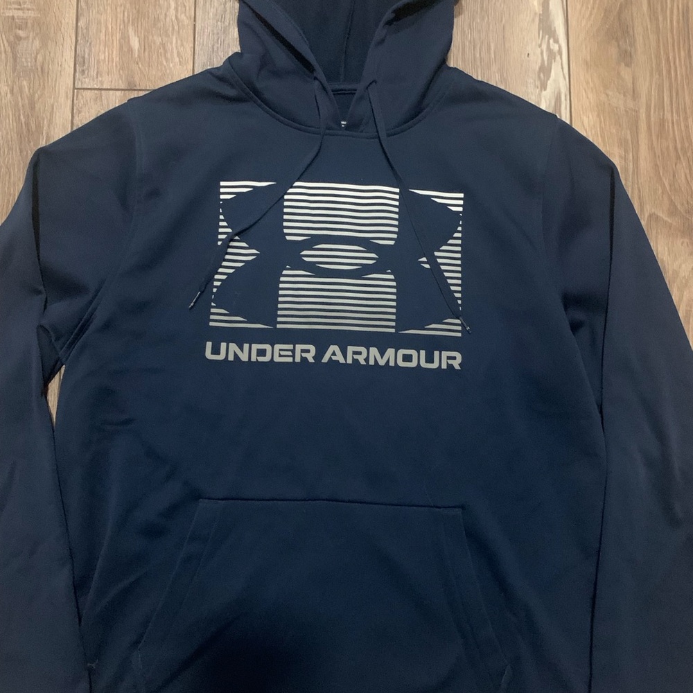 Under Armour Men's Dark Blue Hoodie - Picture 2 of 4